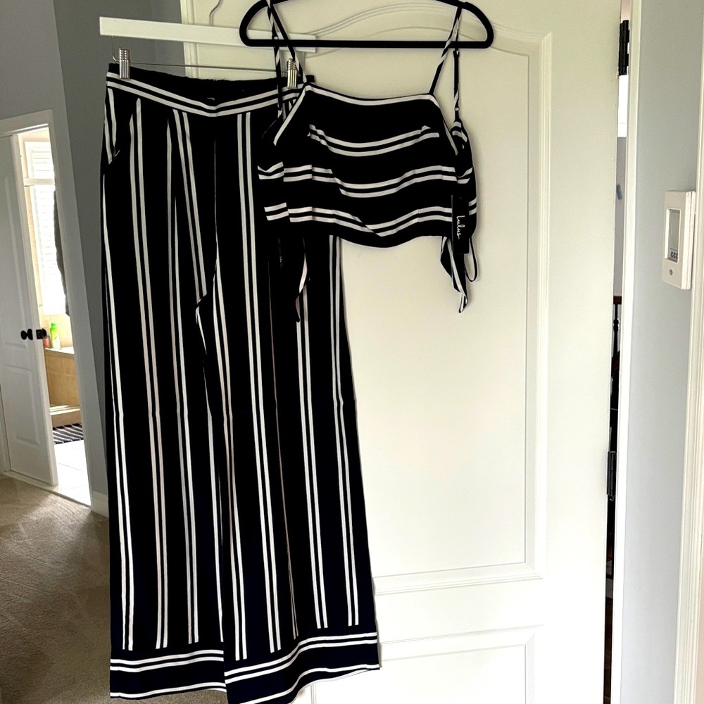 NWT Navy Two Piece Set